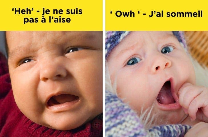 signes pour décrypter ce que veut dire un bébé