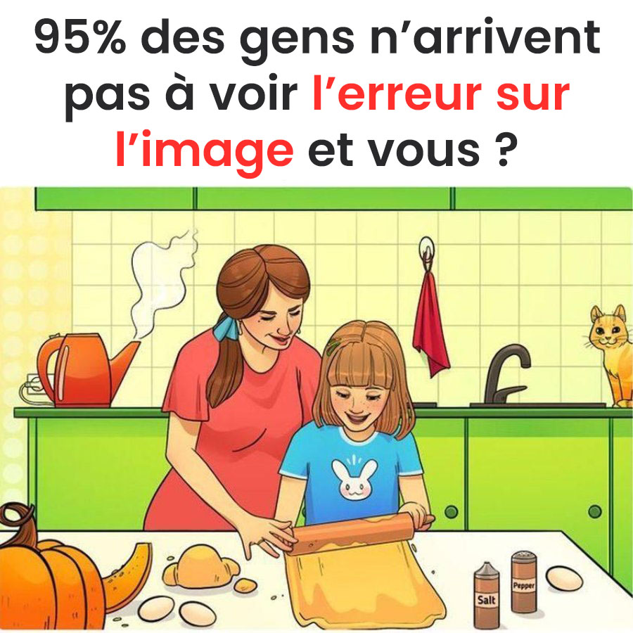 95% des gens n’arrivent pas à voir l’erreur sur l’image et vous ?