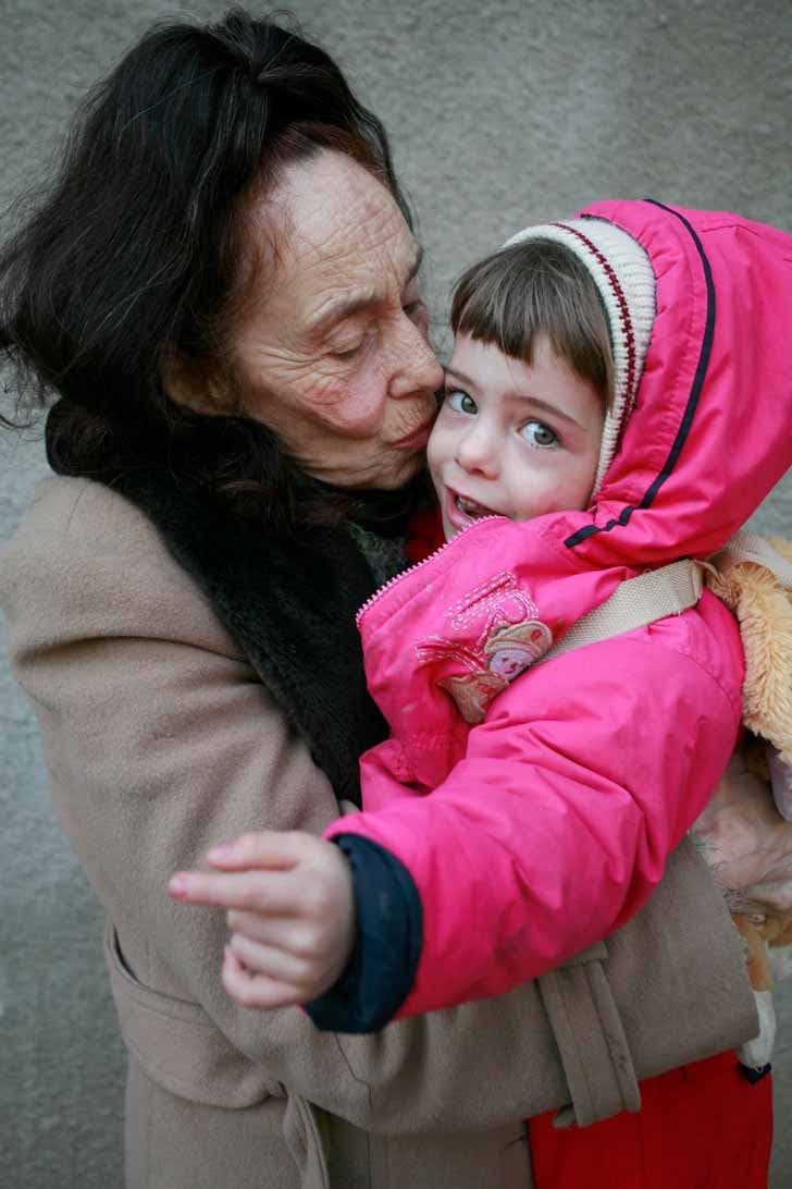 Adriana et sa petite fille