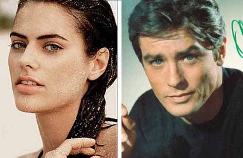 Alyson Le Borges-Delon et Alain Delon