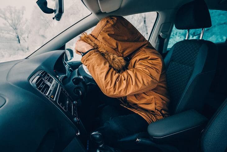 Avoir froid dans la voiture 