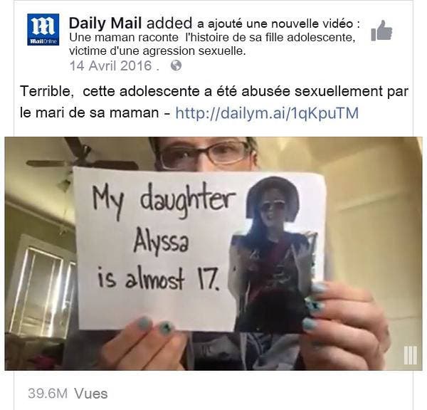 Cette maman a exposé sa fille à une agression sexuelle sans le savoir.