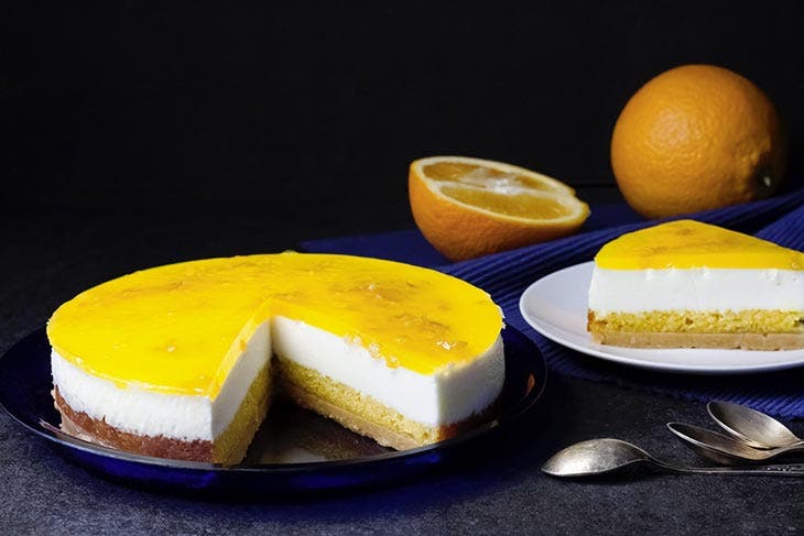 Cheesecake à l’orange sans cuisson