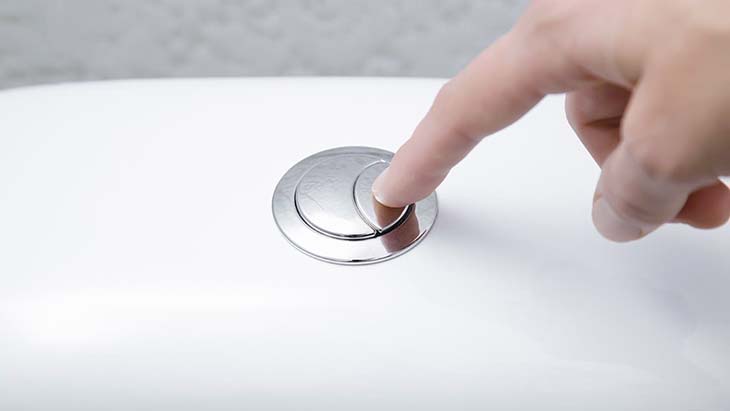 How do dual flush buttons work?