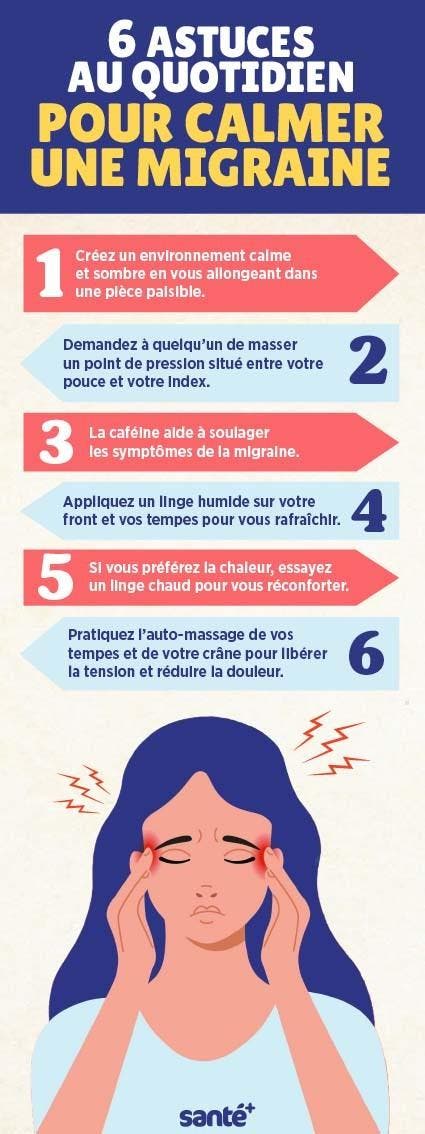 Des astuces au quotidien pour calmer une migraine