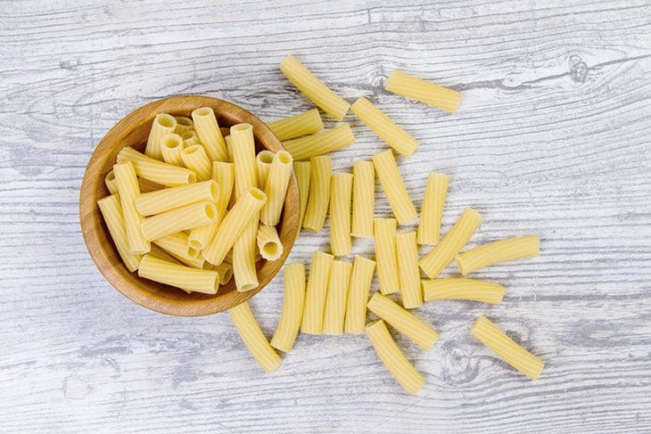 Uncooked pasta