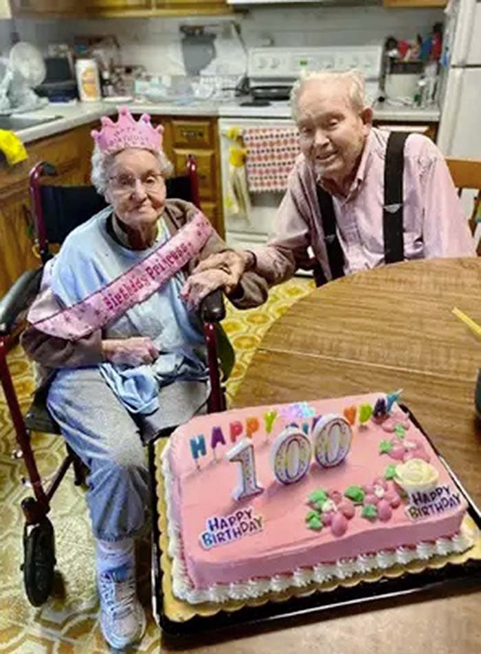 Hubert et June fêtent leur anniversaire