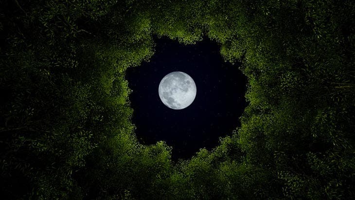 La pleine lune. source : spm