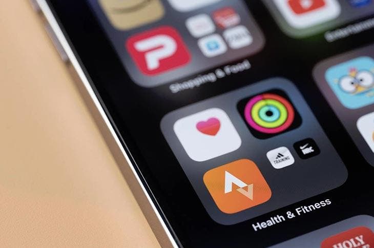 L'application santé sur le téléphone