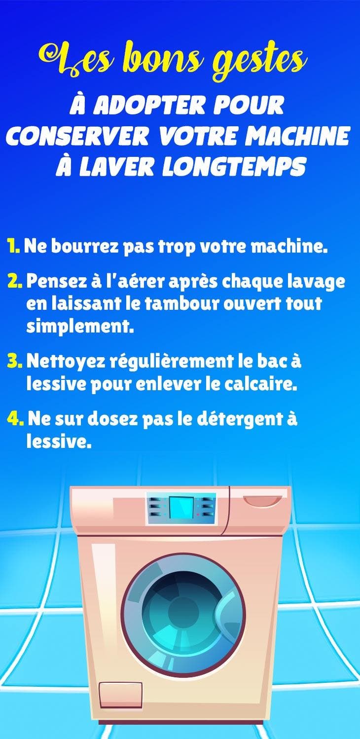 Les bons gestes à adopter pour conserver votre machine à laver longtemps