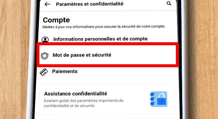 Les paramètres facebook de l’application facebook lite