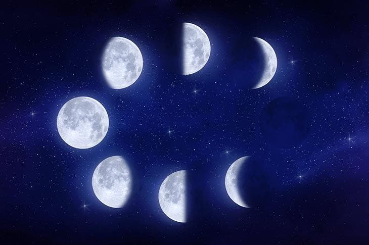 Les phases de la lune. source : spm