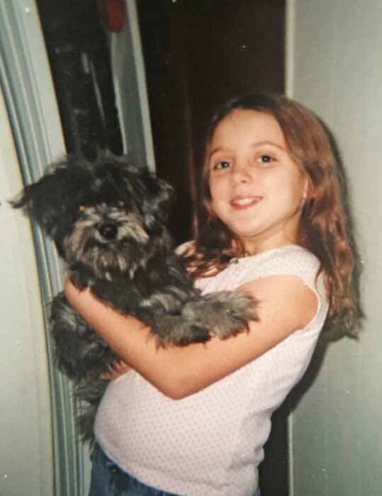 Nicole Grimes et sa chienne Chloé