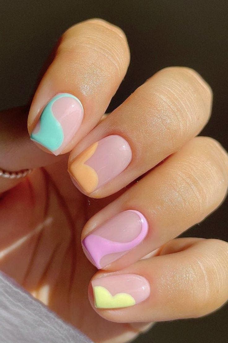 Ongles de printemps pastel