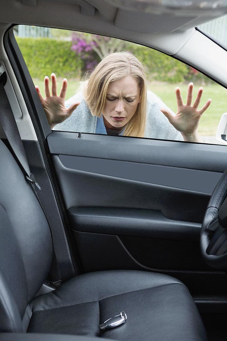 Oublier sa clé dans la voiture