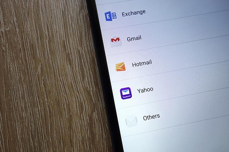 Ouvrir hotmail sur le téléphone 