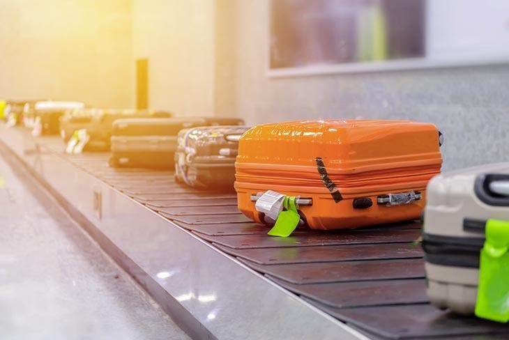 Tapis de valise à l’aéroport