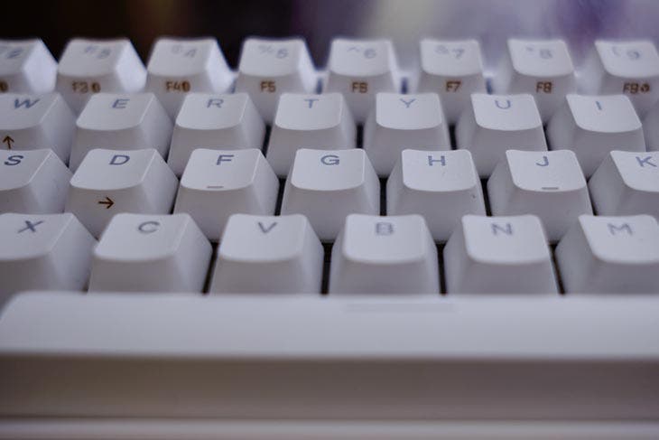 Un clavier d’ordinateur