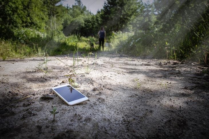 Un téléphone perdu