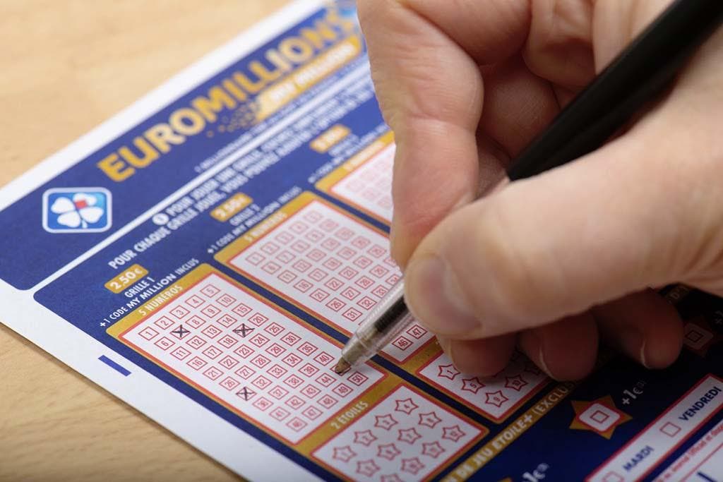 Une grille à cocher d’EuroMillions