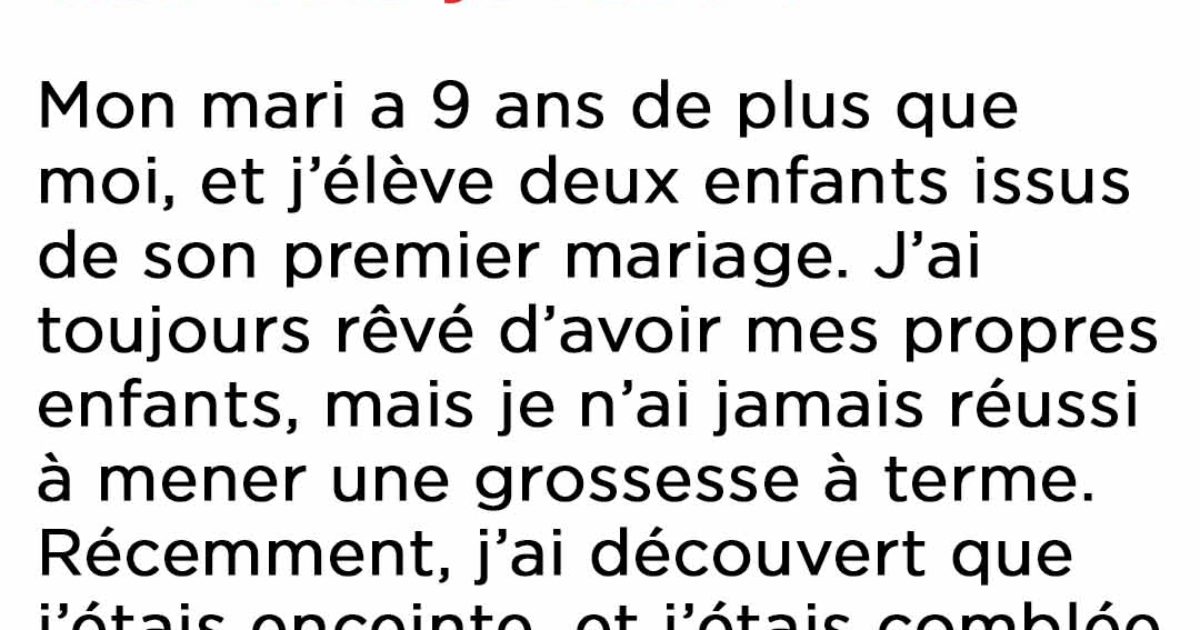 Après des années à lutter contre l’infertilité, cette femme a enfin reçu une nouvelle pleine d’espoir