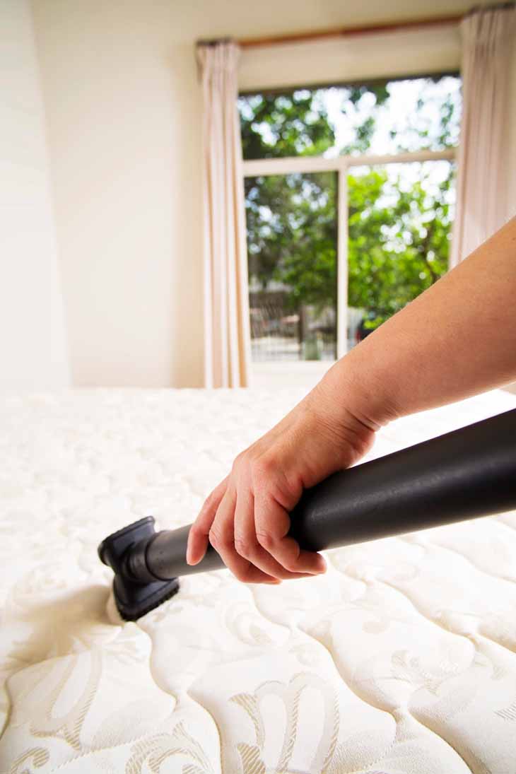 Aspirateur sur matelas 