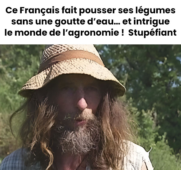 Ce Français fait pousser ses légumes sans une goutte d’eau… et intrigue le monde de l’agronomie !