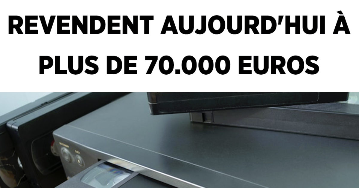 Ces cassettes VHS des années 1980 et 1990 se revendent aujourd'hui à plus de 70.000 euros