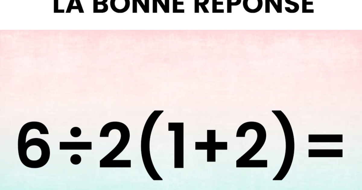 Cette équation mathématique fait sensation sur Internet. Serez-vous capable de trouver la solution correcte ?