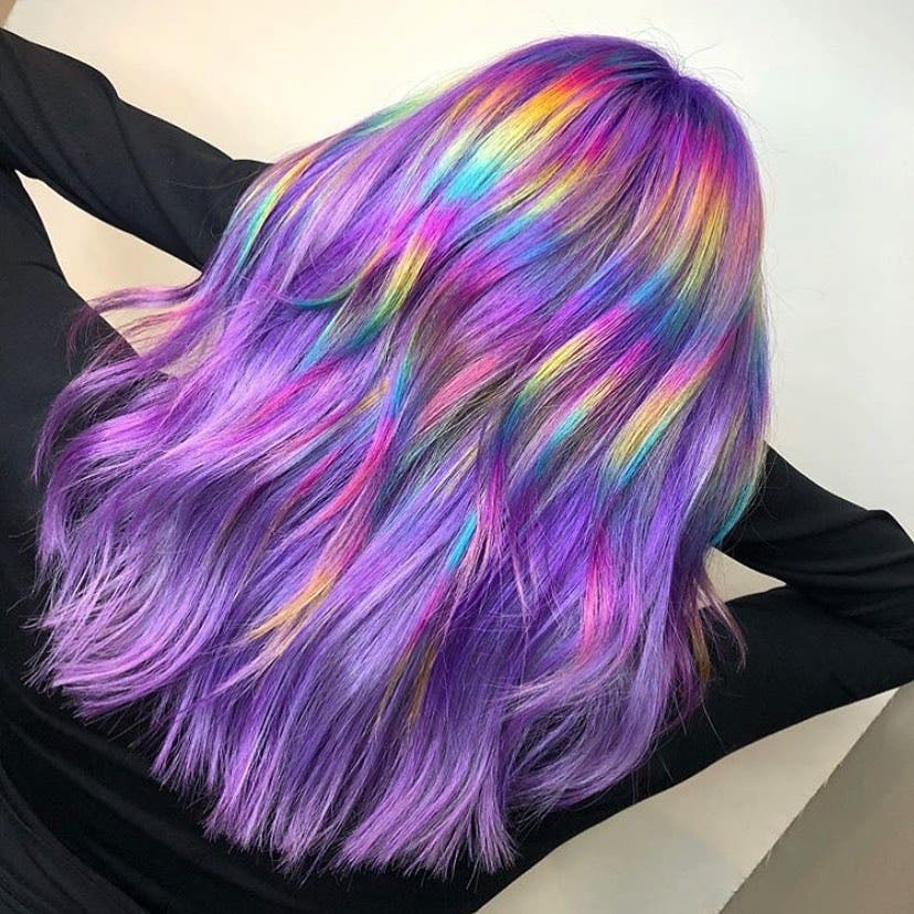 cheveux holographique