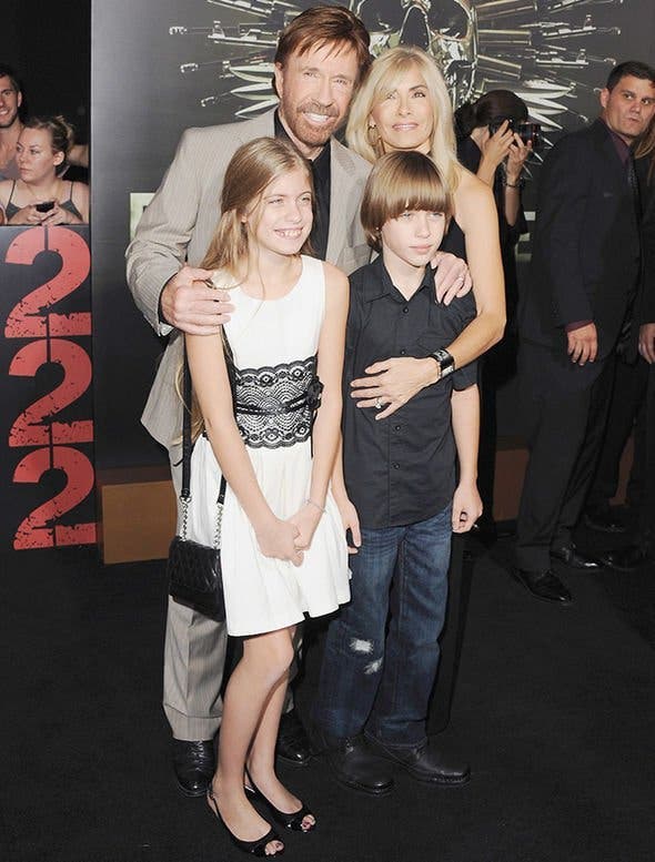 chuck norris et sa famille