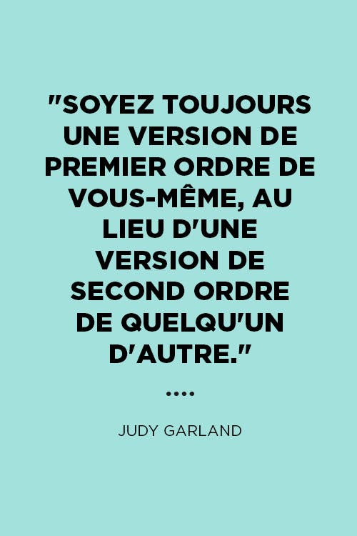 Citation de judy garland 