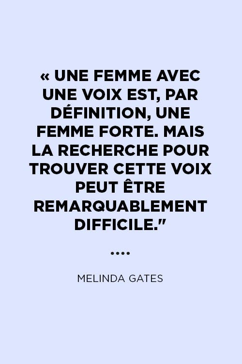 Citation de melinda gates 