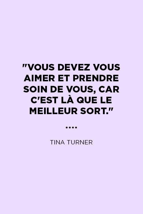 Citation de tina turner 