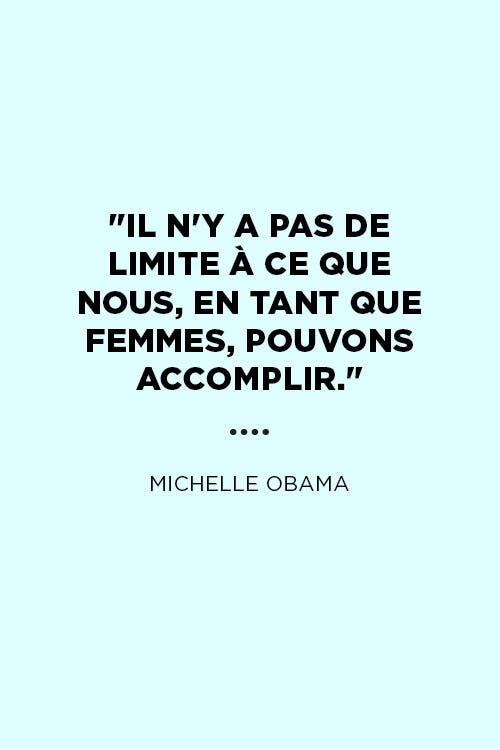 Citation de michelle obama 