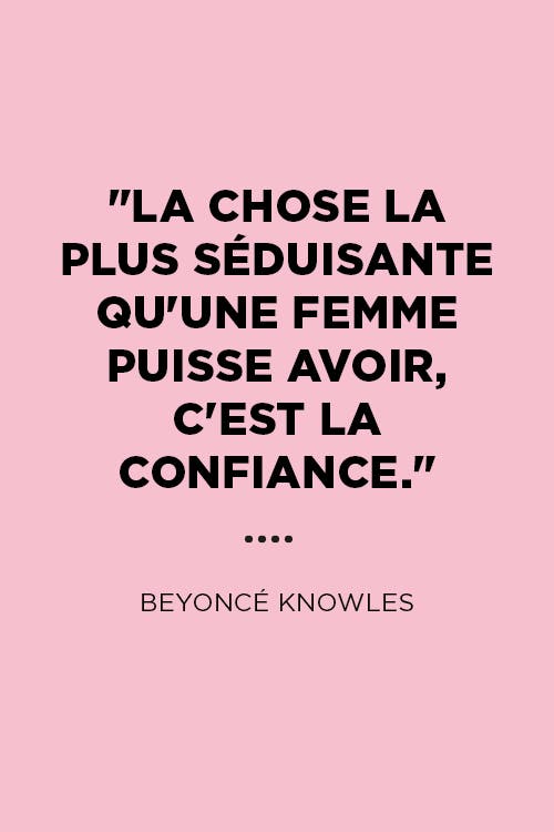 Citation de beyoncé 