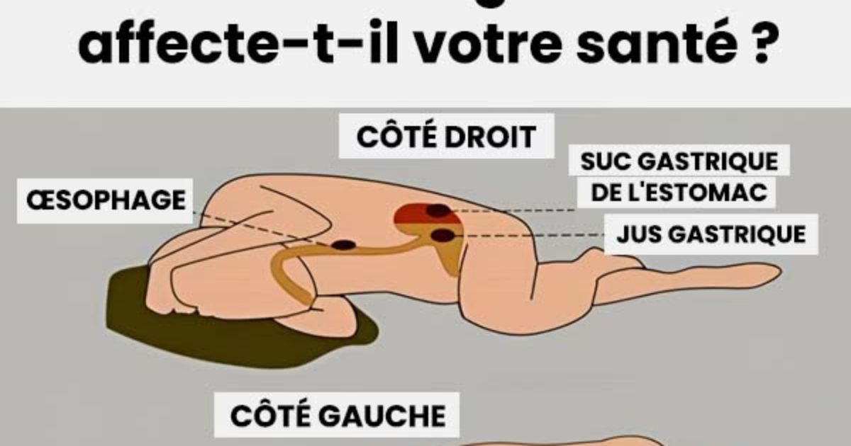 Dormir sur le côté gauche peut apporter d'incroyables bienfaits pour la santé