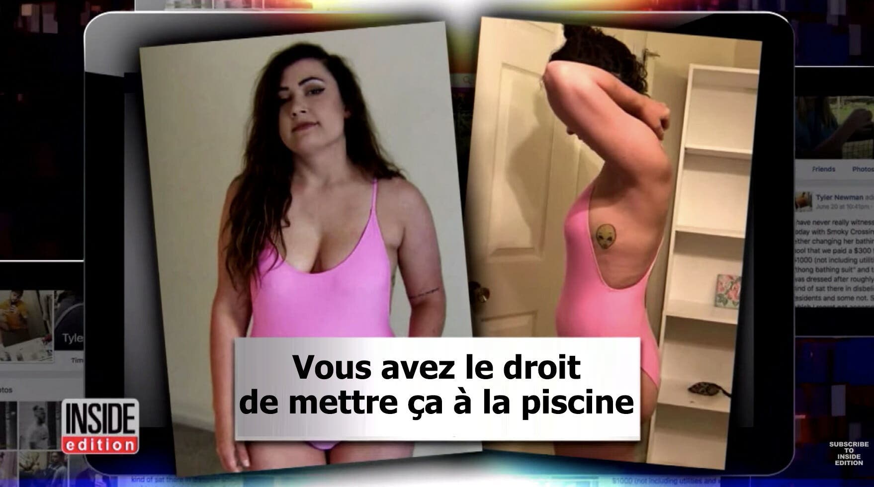 Elle est expulsée de la piscine après que son maillot de bain ait été jugé