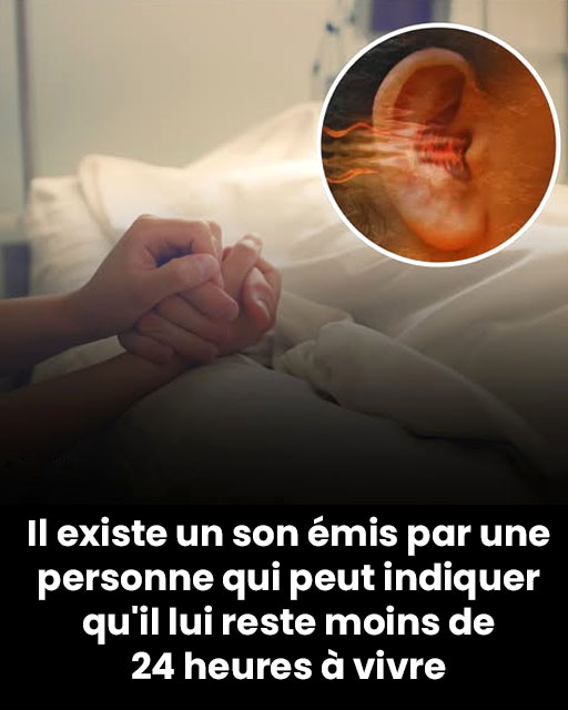 Il existe un son émis par une personne qui peut indiquer qu'il lui reste moins de 24 heures à vivre