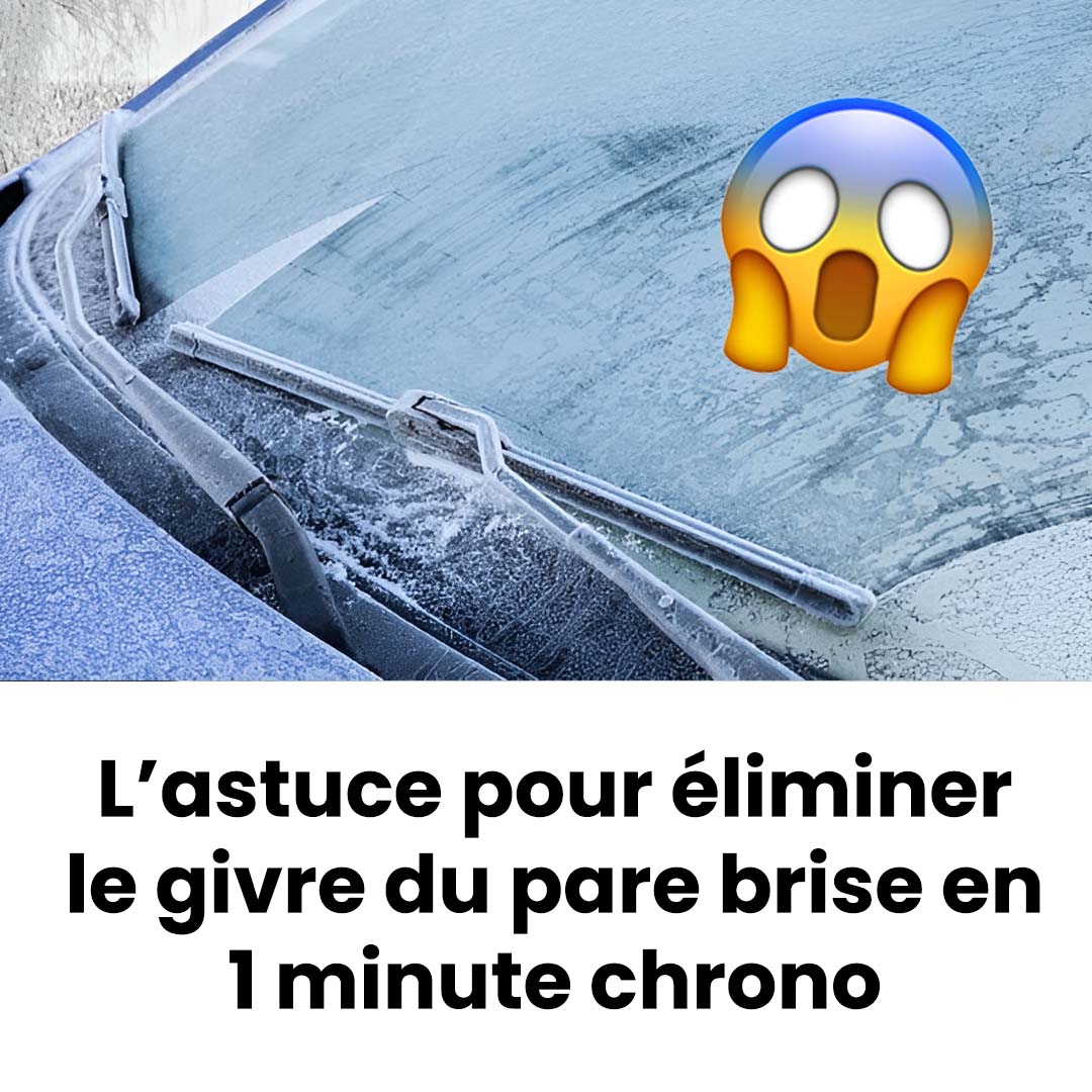 L'astuce pour dégivrer votre pare-brise en 1 minute chrono