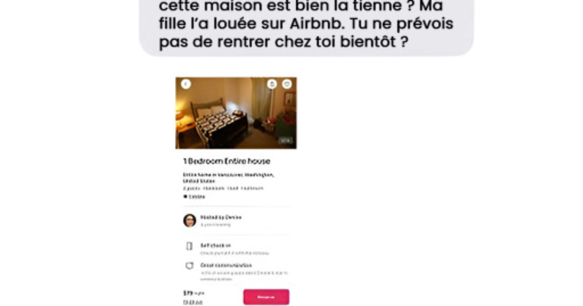 Mes enfants ont mis ma maison sur Airbnb pendant que j'étais à l'hôpital