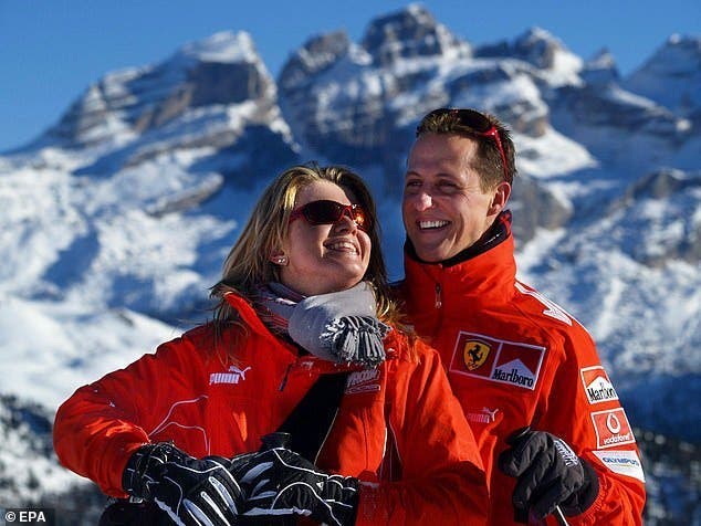 michael schumacher et sa femme