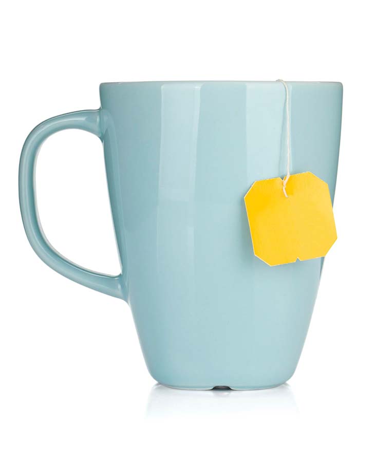 Mug avec du thé 