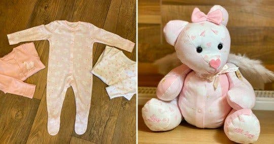 peluche vetement bébé