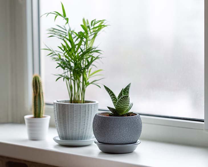 Plantes en pot - source : spm