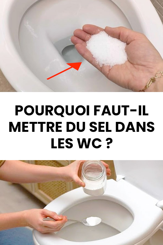 Pourquoi vous devriez mettre du sel dans vos toilettes ?