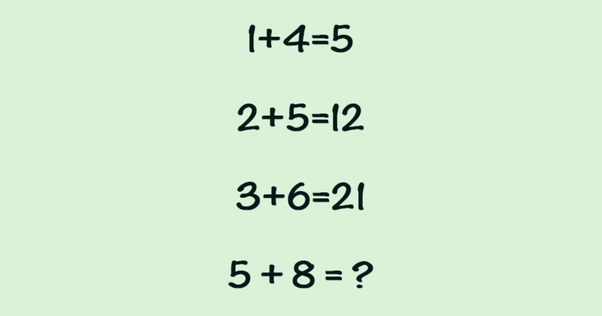 Pouvez-vous résoudre ce test mathématique ?