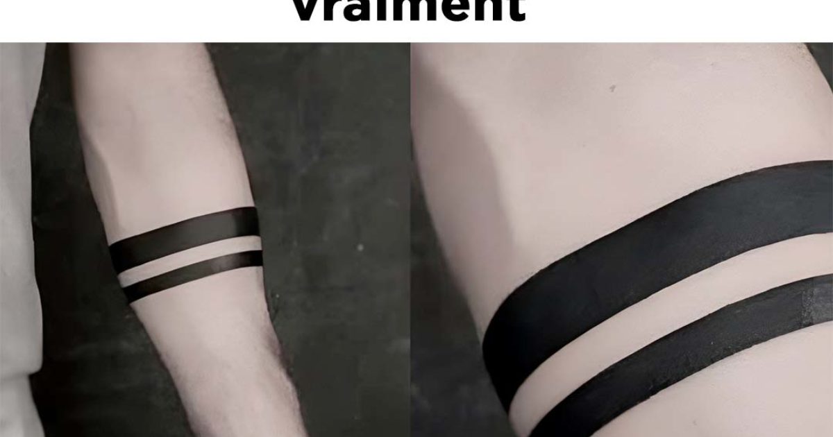 Que signifie le fait qu'un homme se tatoue un brassard sur le bras ?