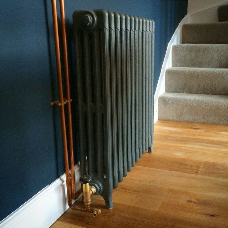 Un radiateur en fonte 