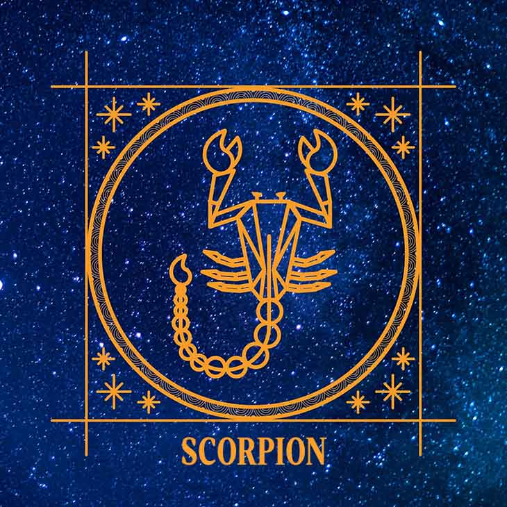 Le signe du scorpion – source : spm